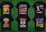 create professional typography t shirt design for pod, merch by amazon, etsy